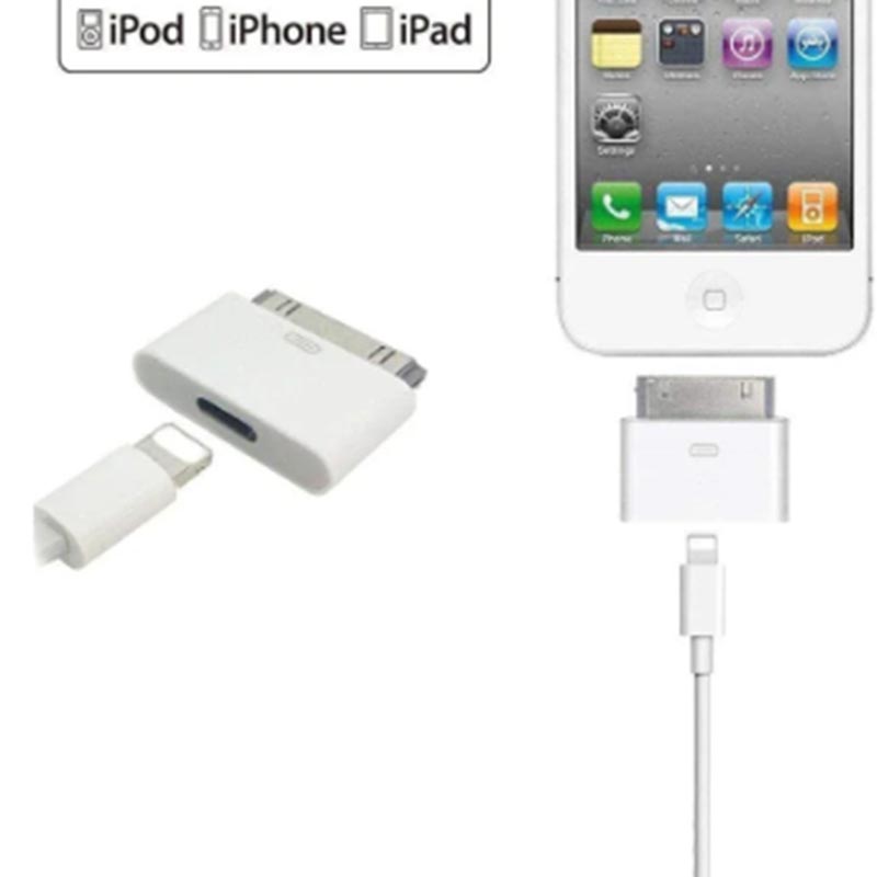 Beleuchtung zu 30Pin Adapter 8Pin Stecker auf 30 Pin Buchse Lade Sync Konverter für IPhone 4 4S IPad 2 3 IPod Touch Ladegerät Kabel
