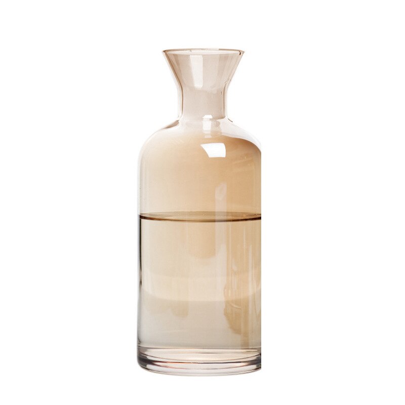 Juego de 5 unidades de botellas de cristal de gran capacidad para té frío, botellas de agua, jarra de vidrio, 1200ml