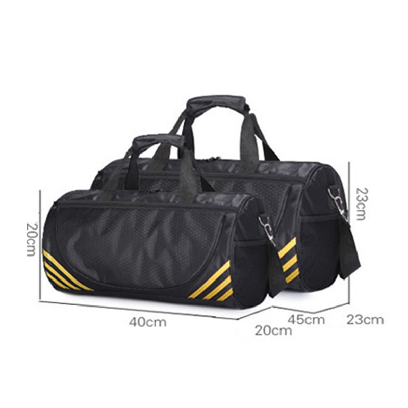 Billig sport gymväska kvinnor män fitness för yoga nylon sport resor träning ultralätt duffle skor liten sac de sport bag