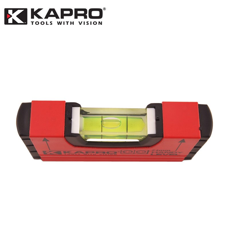 Kapro mini draagbare waterpas, waterpas, inclinometer, meetinstrumenten met magnetische waterpas, liniaal, hoge gevoeligheid 10cm