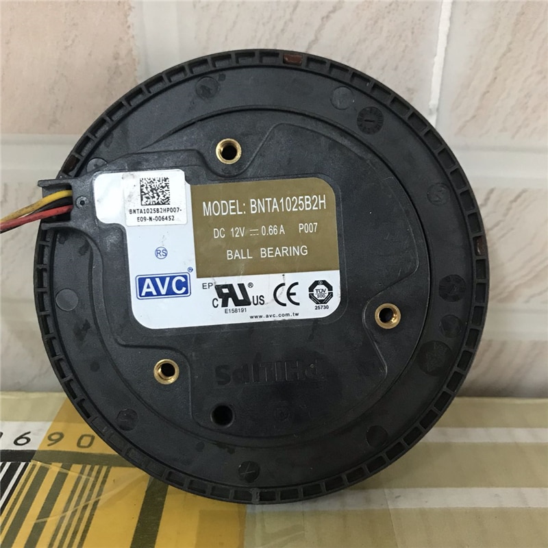 Original AVC BNTA1025B2H 12V 0.66A Centrifugal DC Motor Cooling Fan air blower