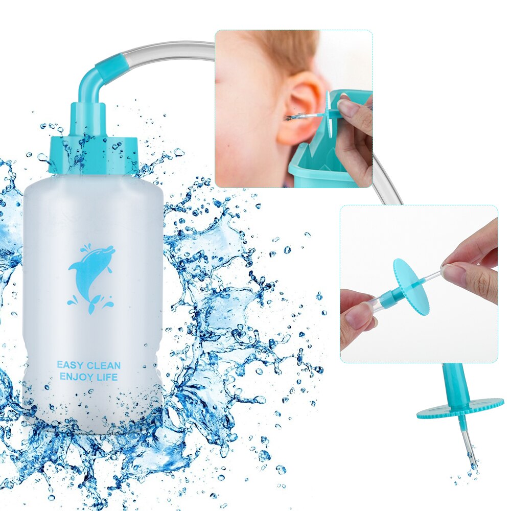 Ear Wax Ear Irrigation Cleaning Kit Removal Kit Earwax Remover Wax Cleaner Tool for Adults Kids Ear Care Ear Cleaning Tools