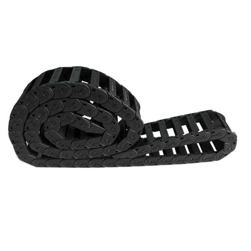 Jflo 10 x 30mm 1 meter kunststof sleepkettingdraaddraagkabel voor cnc-freesbrug buitenopening met connectoren