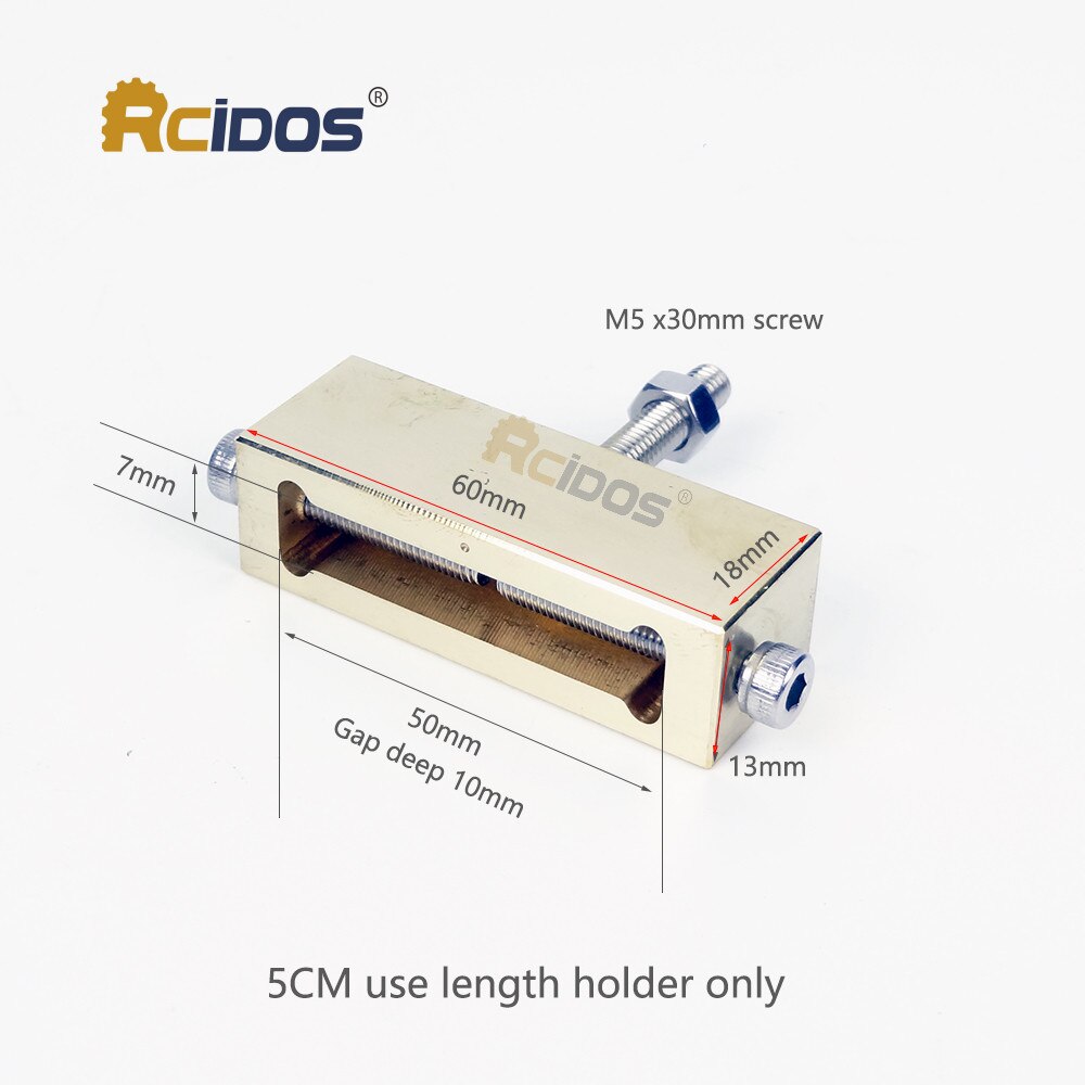 RCIDOS-Herramientas de estampado de letras de latón, martillo Manual para estampar en frío: 5cm Holder