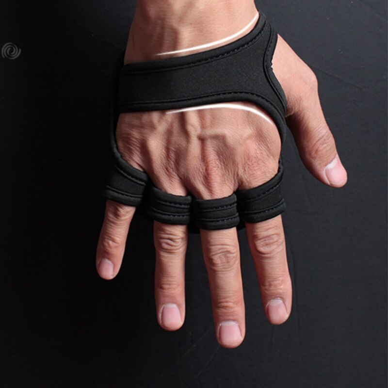 Gym Fitness Gloves Hand Palm Protector Bodybuilding Workout Power Weight Lifting Training Gloves Dumbbell Grips Pads