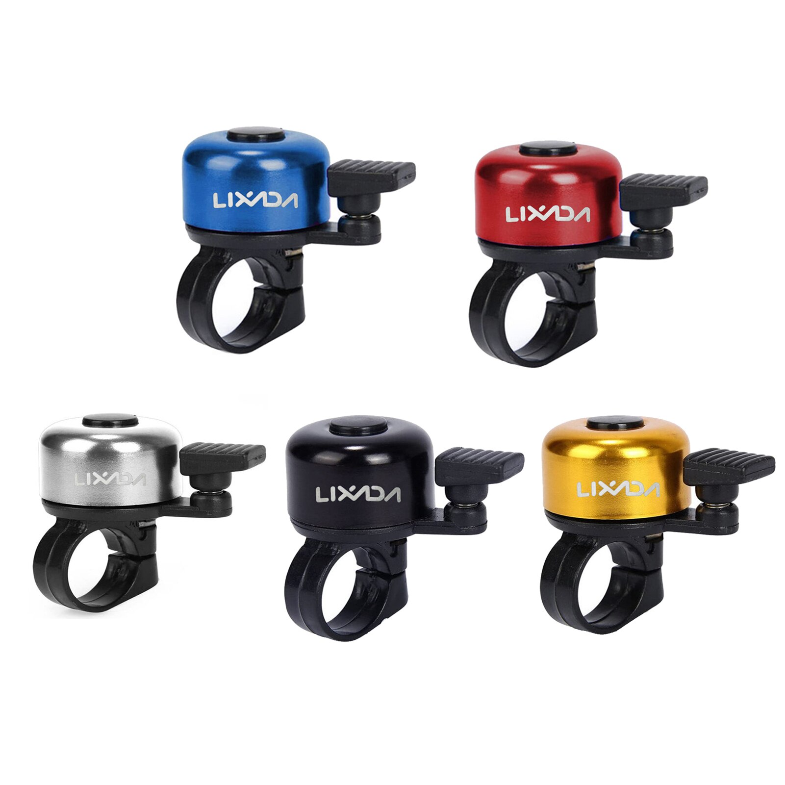 LIXADA-bocina de aleación para bicicleta de montaña, alarma de sonido para manillar de Ciclismo de seguridad, campana de Metal, accesorios para bicicleta