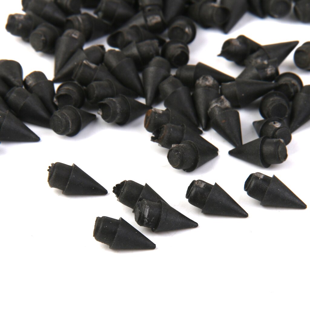 160pcs Black Plastic Red Rubber Mushroom Plugs Motorcycle Tire Repair