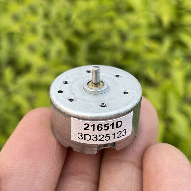 Johnson rf -300ca 24mm rund spindelmotor  dc 3v-6v 7600 rpm høyhastighet til solenergi leketøy