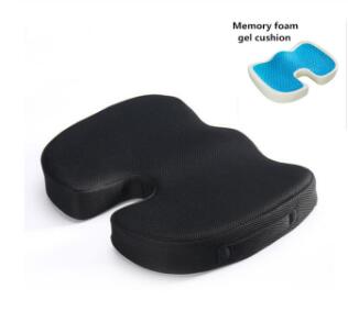 Memory Foam U-Shaped Seat Cushion With Massage - Orthopedic Support For Car, Office Chair & Travel