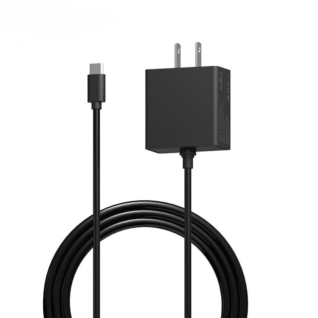 Retroflag 5V 3A USB Type C Charger Adapter For Raspberry Pi 4 Raspberry Pi 4 NESPi 4 Case Retroflag PiStation Case Power Supply: US Plug