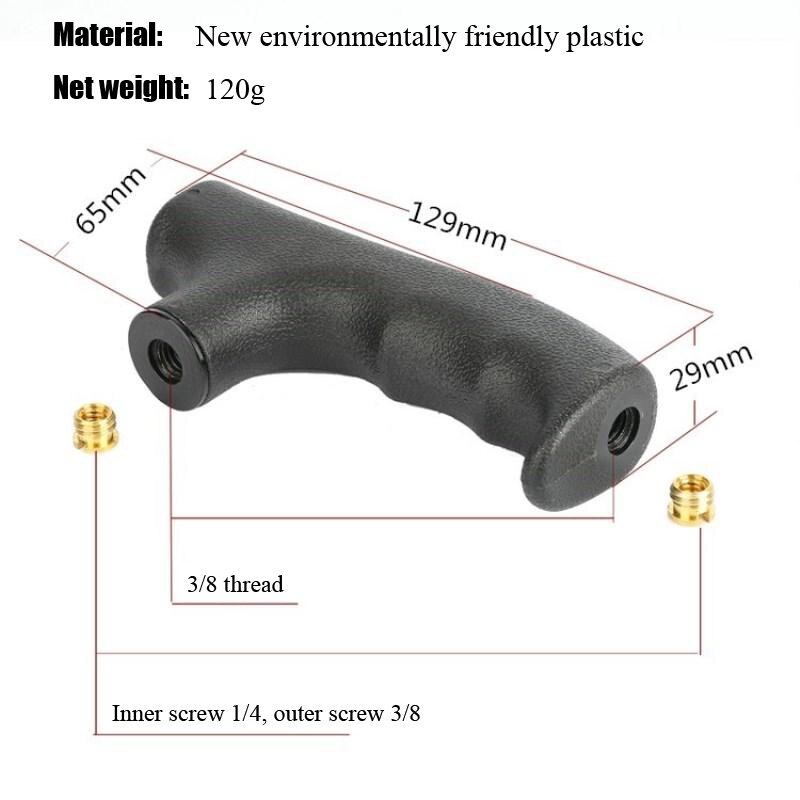 Kamera einbeinstativ kunststoff krücken kopf Wandern Pole griff einbeinstativ zu Wandern Pole griff zubehör krücken kopf