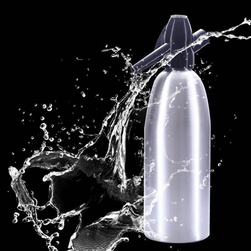 Sifón de Soda para el hogar, máquina dispensadora de agua de aluminio, Bar, herramientas DIY, 1L