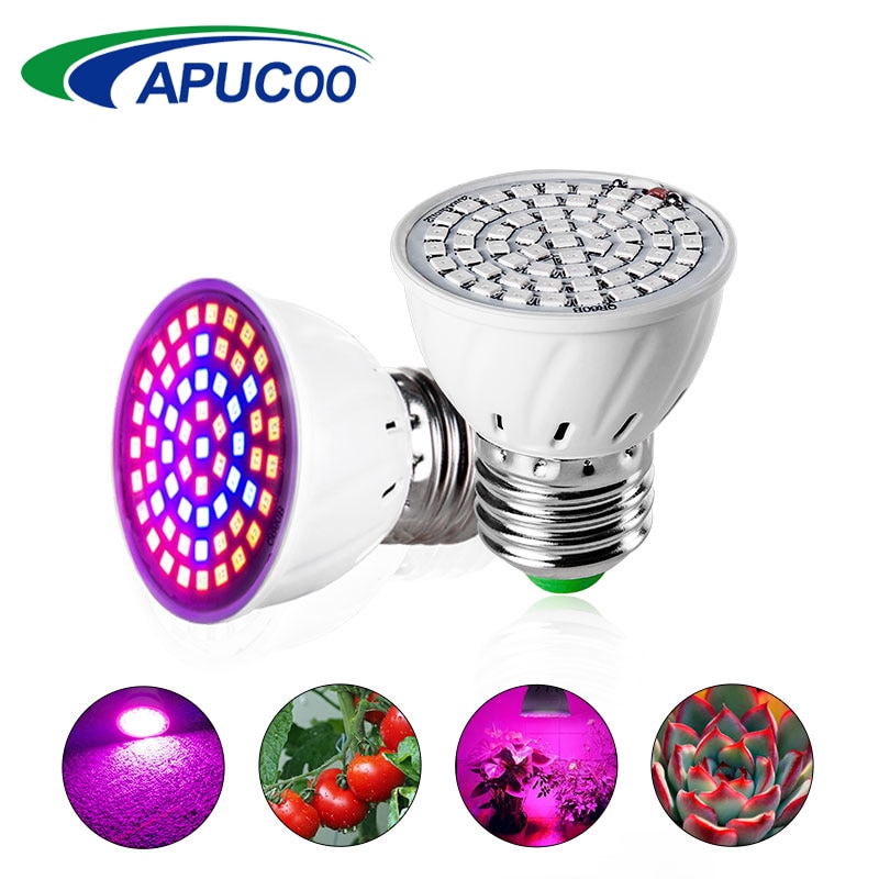 LED E27 Full Spectrum Indoor Plant Grow Lamp 220 V Groeien LED Verlichting Lamp LED Grow Light Voor Plant Zaailingen kas Hydrocultuur