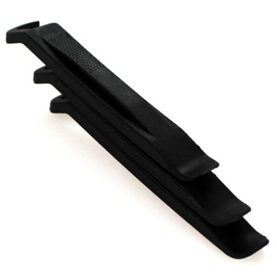 Palancas de neumáticos desmontables para bicicleta, herramienta de reparación, plástico, endurecido, negro, nueva