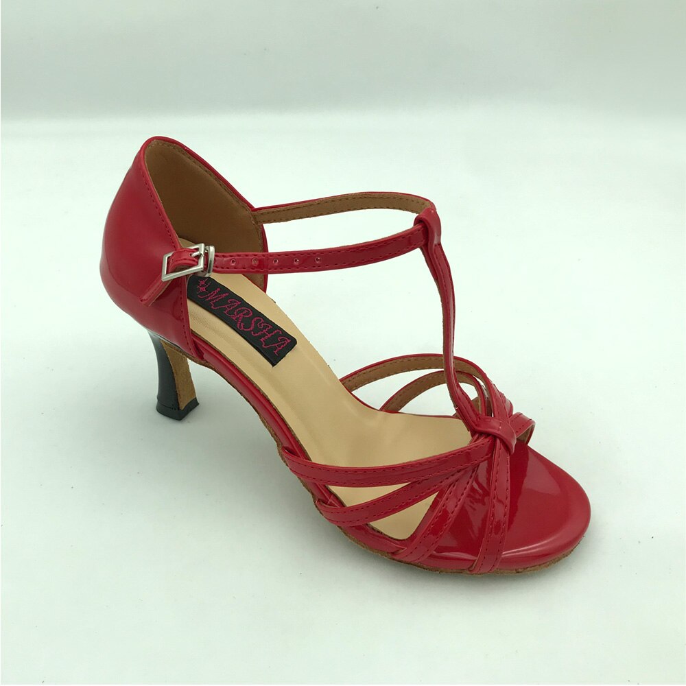 7.5cm hakken latin dansschoenen voor dames salsa schoenen oefenschoenen comfortabele latin schoenen  ms6256 rpp lage hak beschikbaar