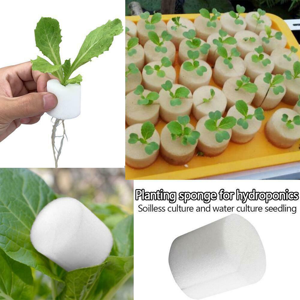 Macetas de vivero, 50 Uds., malla para verduras, cesta para jardín, cultivo vegetal