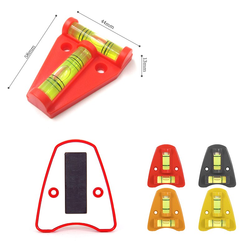 Mini Waterpas Meetinstrument Waterpas 2 Way T Niveau Waterpas Bubble Voor Machines Meubels Statieven Camera