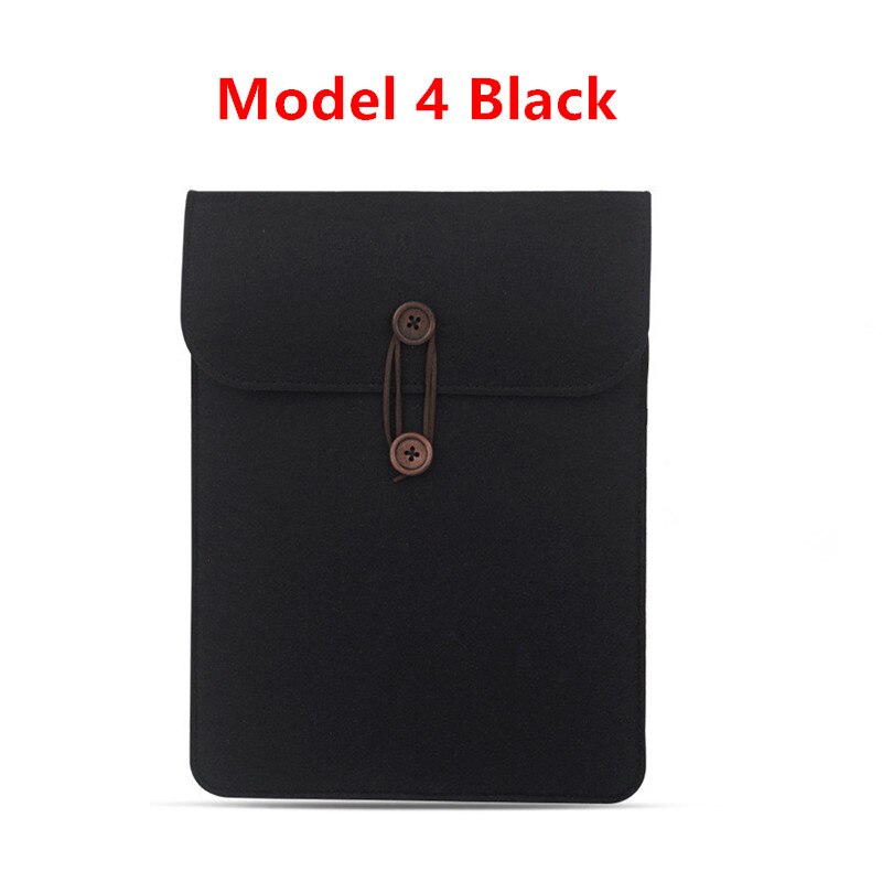 Felt Sleeve Bag Case for Apple iPad 9.7 inch For Samsung 10.1 inch Cover for iPad mini Xiaomi mipad 7.9" 8.0" Huawei T3 9.6": Mode 4 8.0 Black