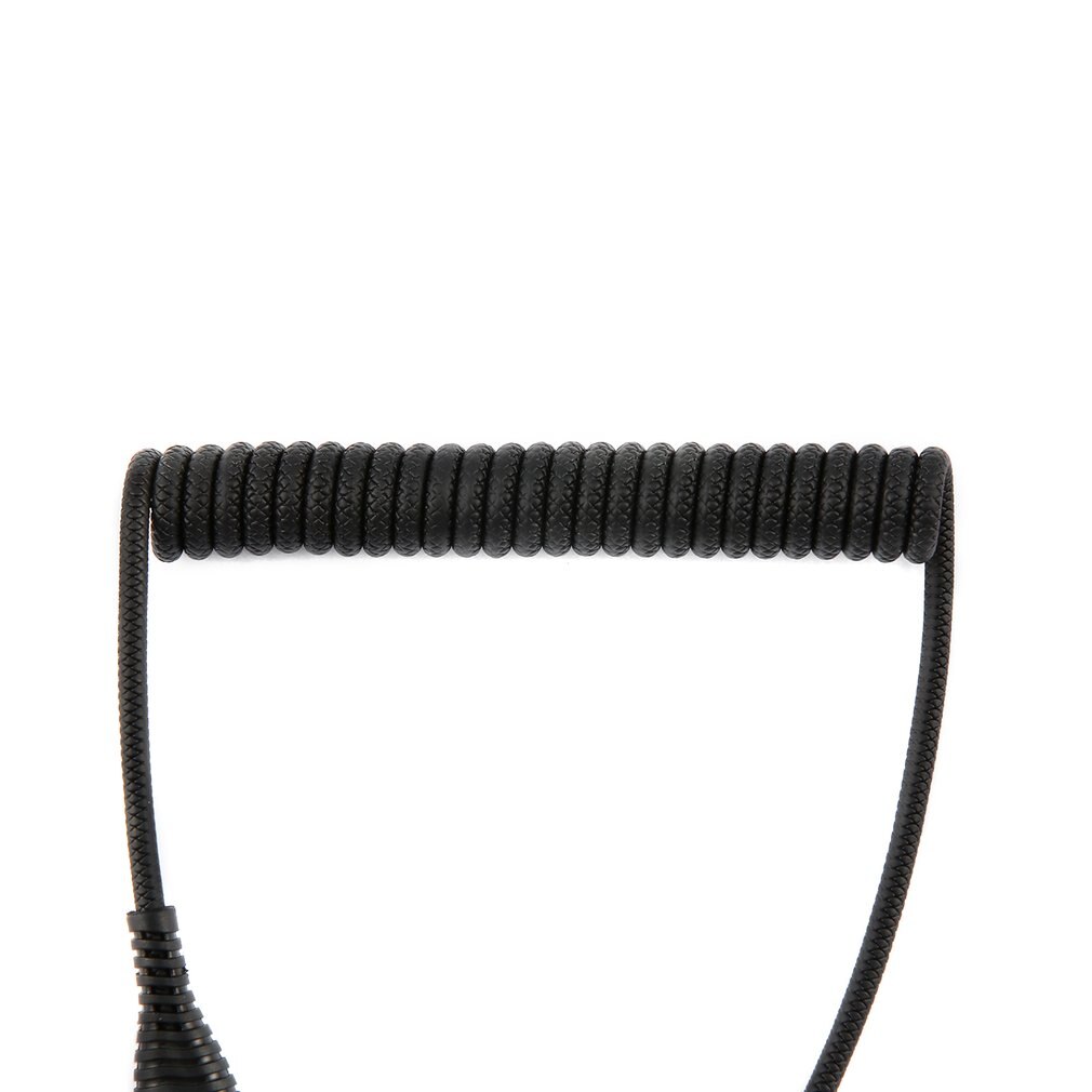 USB-C Type C Kabel Splitveer Spiraal Type-C Mannelijke Verlengsnoer Data Sync Charger Wire Oplaadkabel