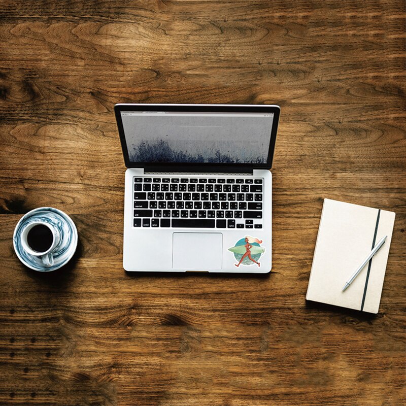 50PCS Summer Surfing Stickers Beach Travel Surf Sticker Waterproof Surfboard Luggage Car Bicycle Water Bottle Laptop Decal