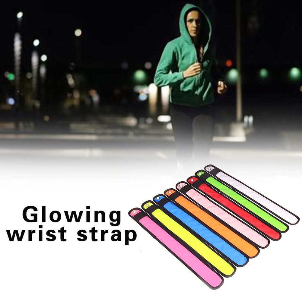 Running Luminous Bracelet LED Glow Light Up Wristbands Flashing Arm Wrist Band Safety Gear Lights For Outdoor Sports