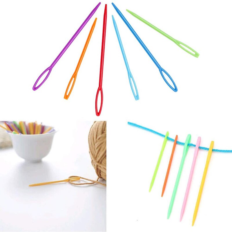 Lmdz 9 Pcs Haak Haak Set Breien Weefgetouw Haak Plastic Naalden Haak Naald Breien Kit Haken Naald Set Weave craft