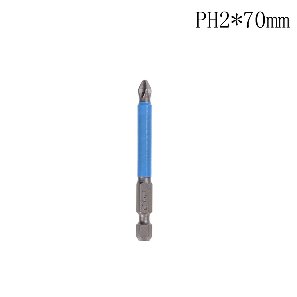 Alloy Steel PH2 Anti Slip Electric Screwdriver Bit Set Bits Hex Shank 25mm 50mm 65mm 70mm 90mm 127mm 150mm: 70mm