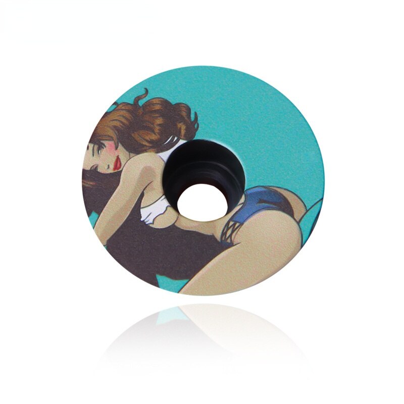 Fietsen Super Light Cool Mtb Racefiets Kom Cover Fiets Stem Top Cap Voor 28.6Mm Voorvork Headset Cap fietsen Accessoires: Type A