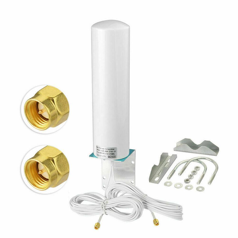 High Gain 4G LTE Outdoor Signal Waterproof Amplification Barrel Antenna 3G 4G LTE Router Demodulator Gateway Antenna Booster