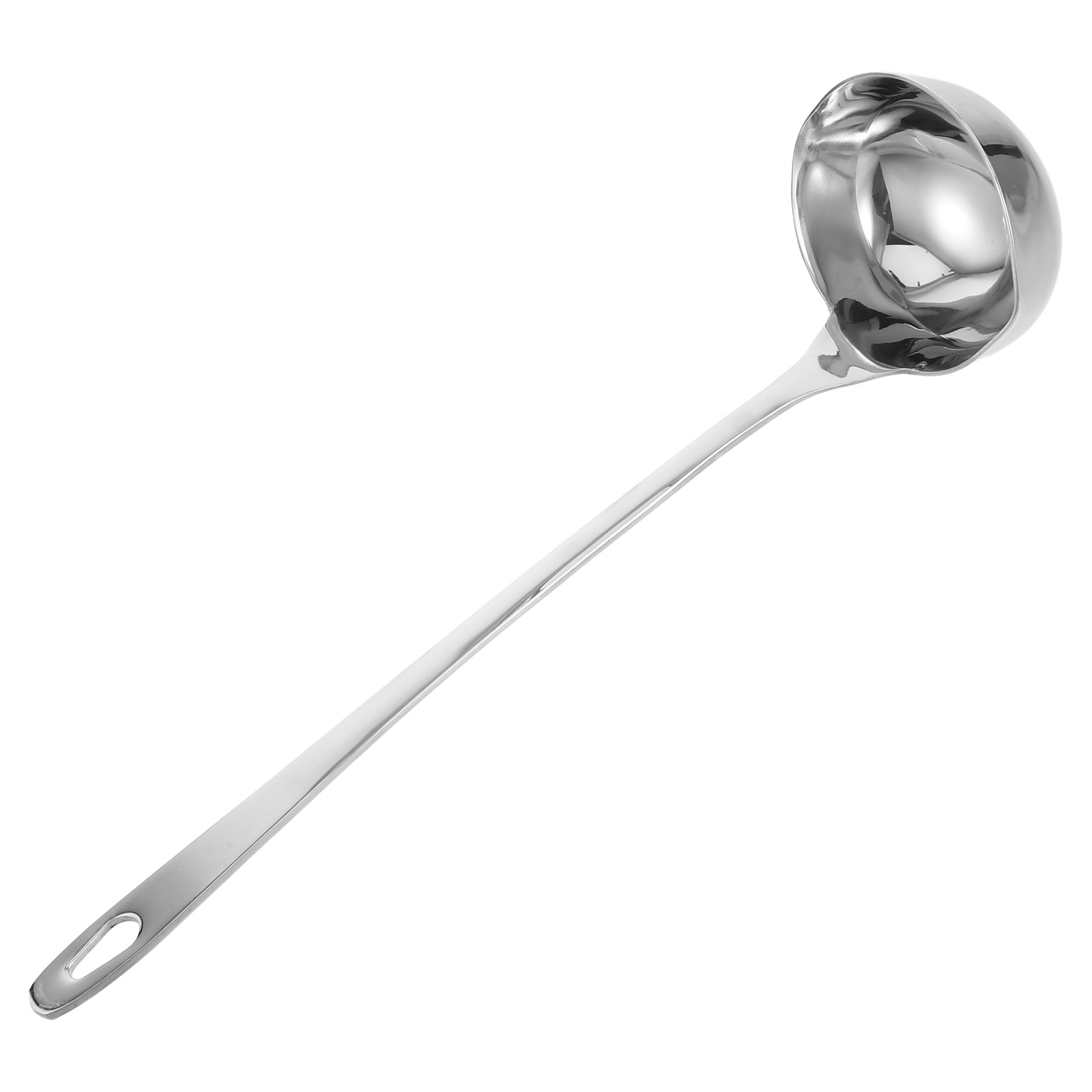 Stainless Steel Soup Ladle Double Mouth Spoon With Spout Large Canning Kitchen Ladles For Home Restaurant Serving Water Scoop