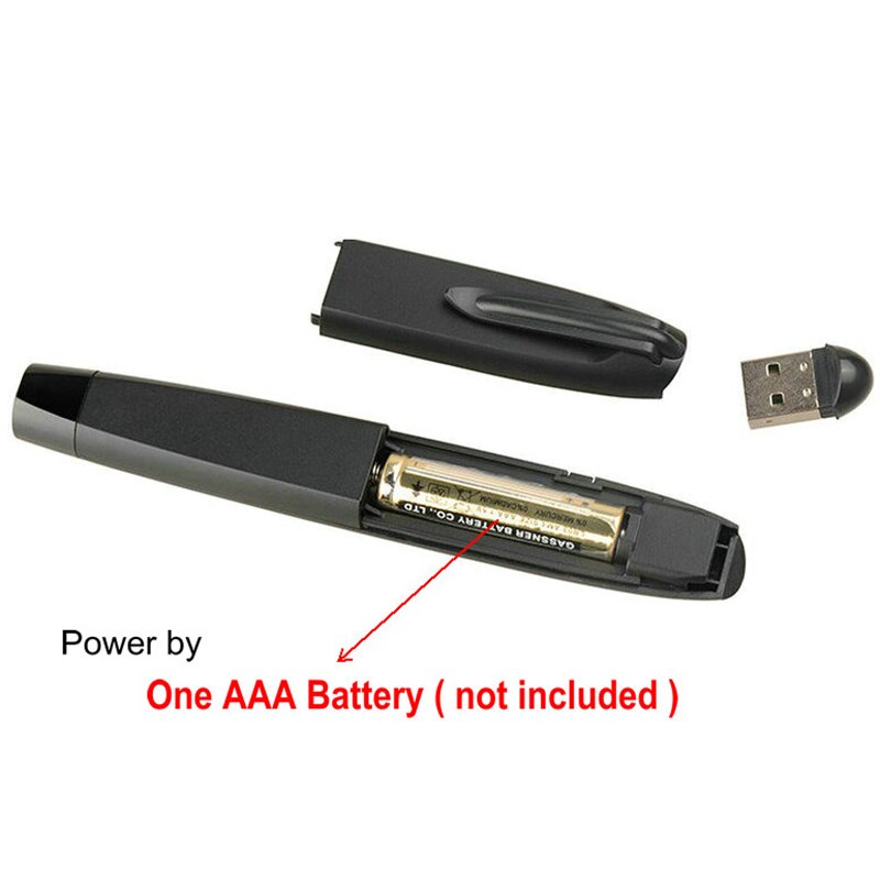 Rf 2.4g draadloze ppt-presentator dia-advancer flippen pointer powerpoint presentatie clicker afstandsbediening