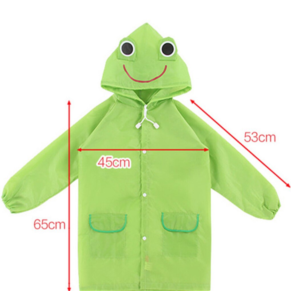 1PC Kids Cartoon Rain Coat Children Animal Rainwear Rainsuit Kids Rain Proof Animal Raincoat Student Poncho Rain Jacket Coat