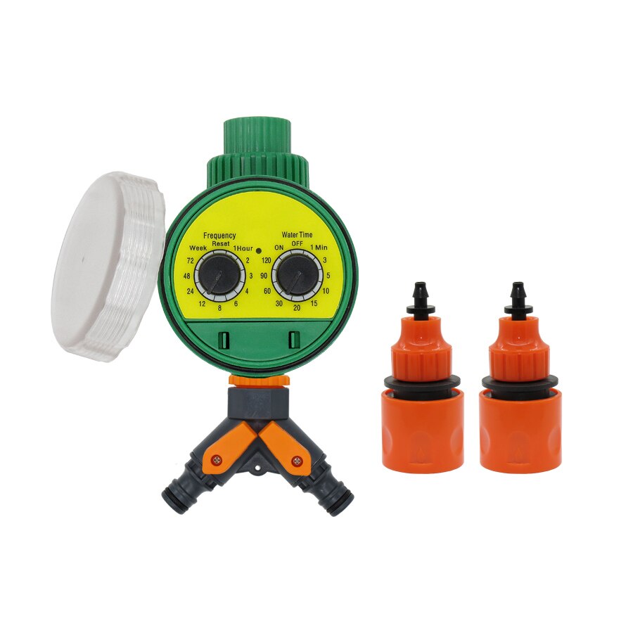 Muciakie 30m 8/11mm 4/7mm slang micro water irrigatiesysteem tuin timer spray zelf water gevende kits met verstelbare druppelaar: Timer-q