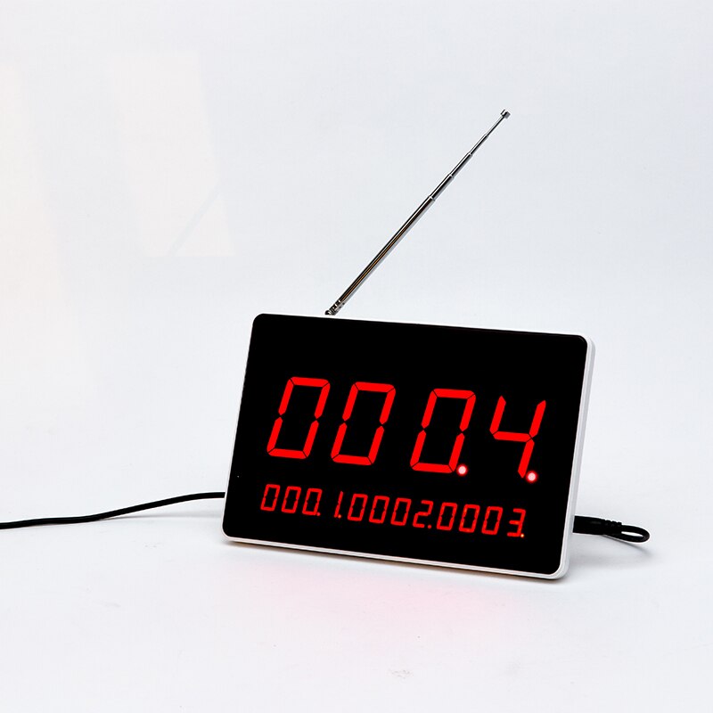 Mindewin Restaurant Wireless Call System M-K-1 Waiter Call Button,LED Display Receiver And Call Waiter Wrist Watch