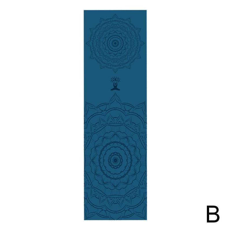 Coperte antiscivolo per tappetino Yoga 30*100cm asciugamano Fitness sport tappetino da viaggio Pilates Home Pattern Yoga allenamento Quick-dryi J1p2: B