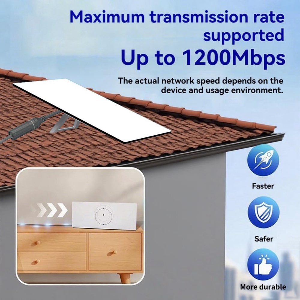 Adaptador de extensão para starlink gen 3 v3 ethernet cabo adaptador rj45 conversor 26awg 1200mbps cabo para starlink gen 3 acessórios