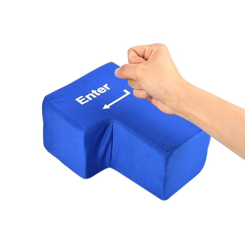 Big Enter Key Computer USB Enter Key, Office Vent Tool, Nap Pillow, Extra Large Enter Key Can Be Used As ENTER Key: Default Title
