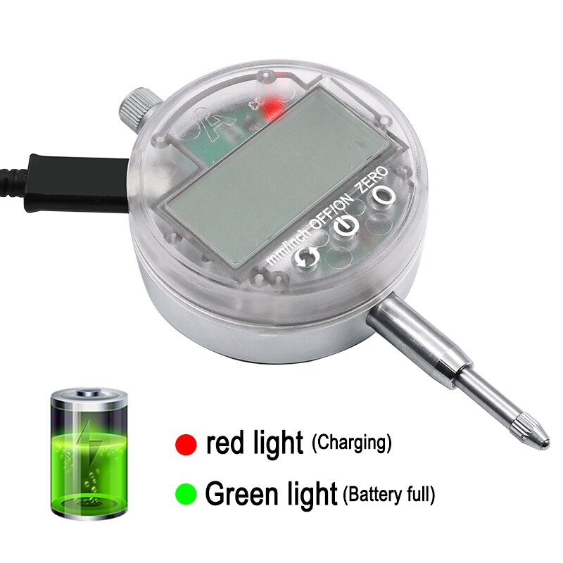 USB charging model 0-12.7mm high precision digital display dial indicator touch mechanical dial indicator