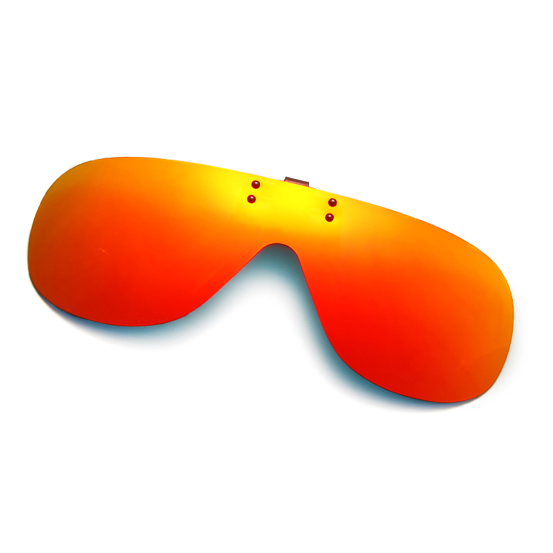 Vintage hombres Flip Up Clip en Gafas De Sol polarizadas fotocromáticas lente amarilla Gafas De conducción nocturna Gafas femeninas Gafas De Sol: YELLOW