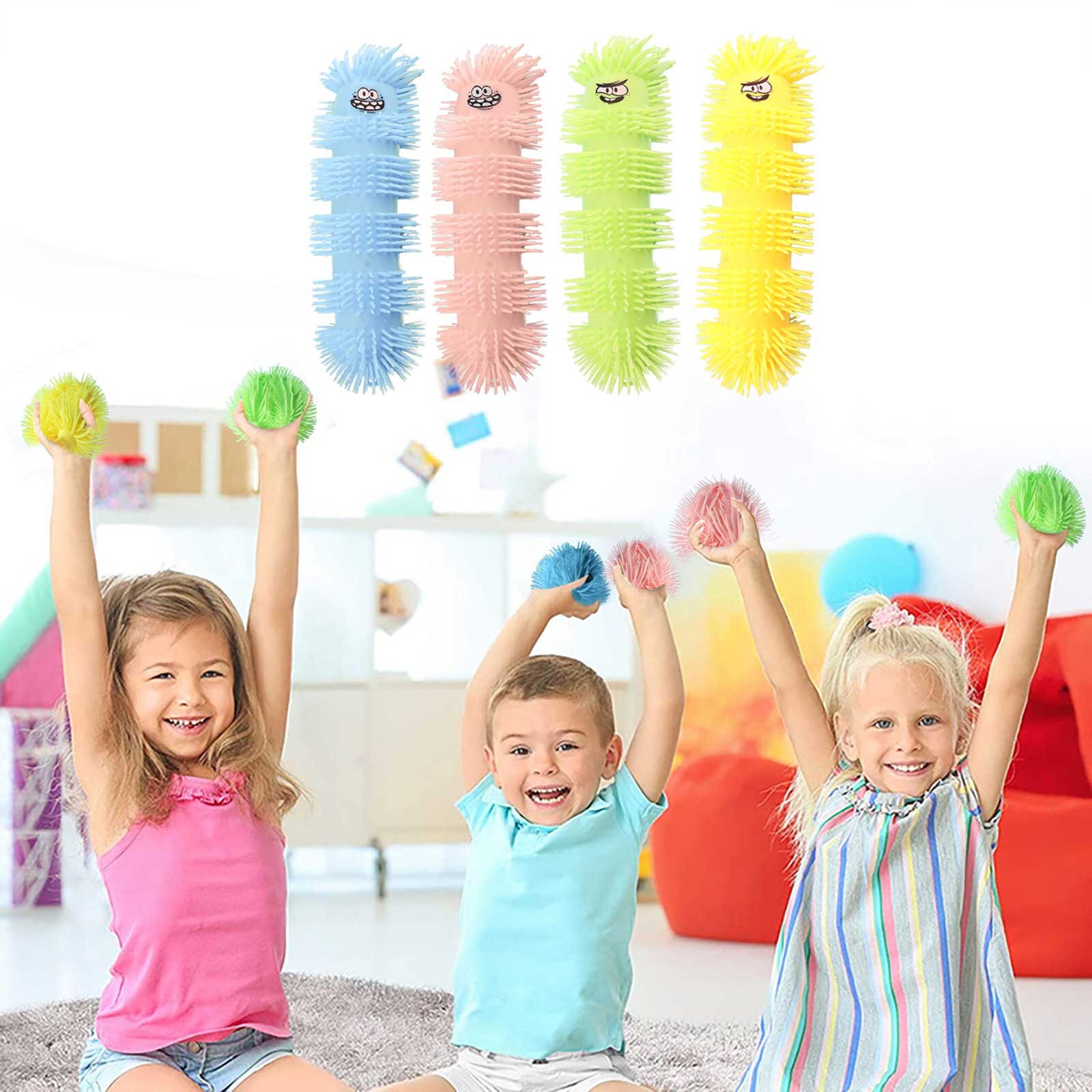30 Cm Flash Caterpillar Relieves Stress Toy Physiotherapy Releases Stress Physiotherapy Releases Stress Squeeze Toys Relief