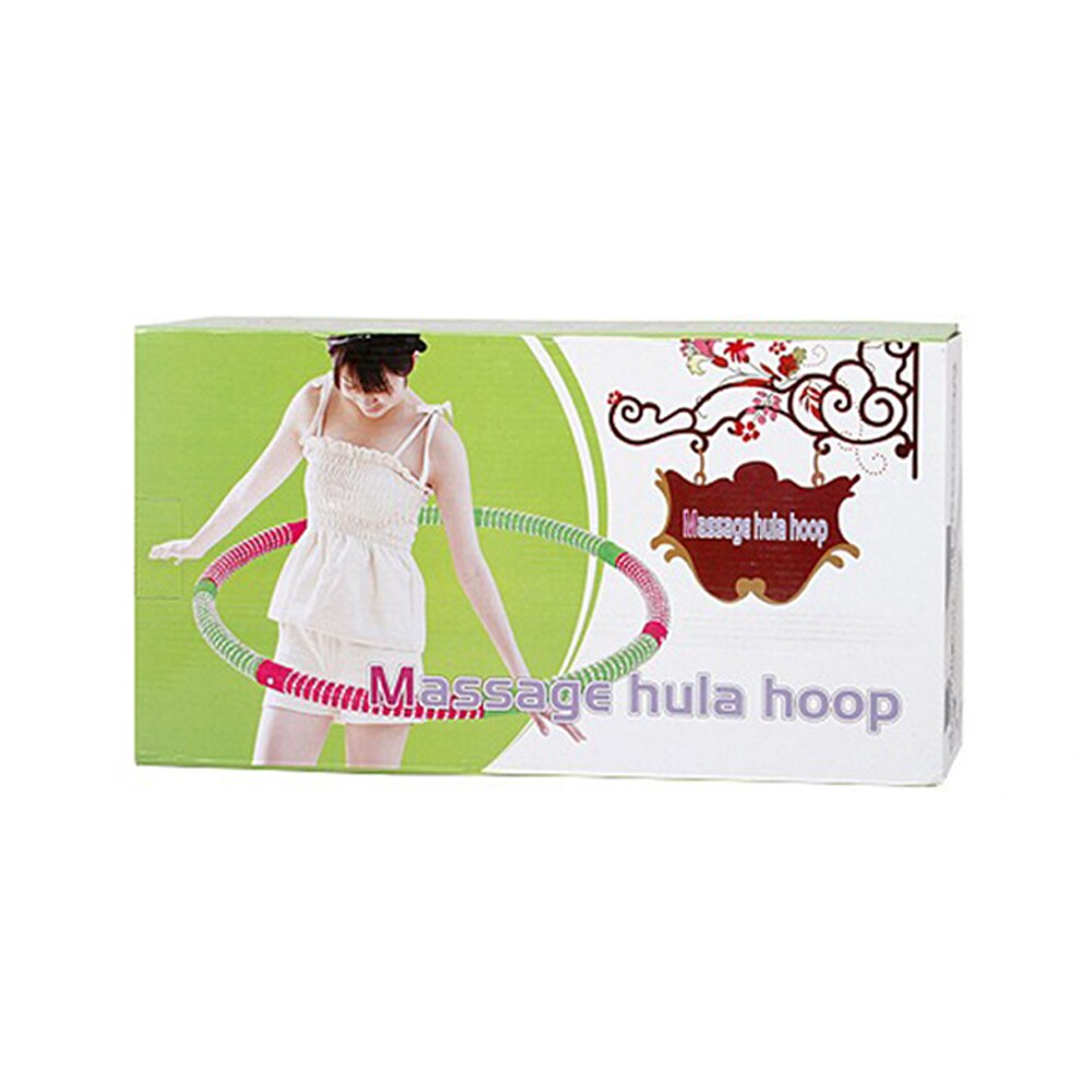 Removable Slimming Circle Fitness Circle 3500 Massage Beads 7 Sections Own Combination Hoop Slimming 76cm Health Hoop Portable