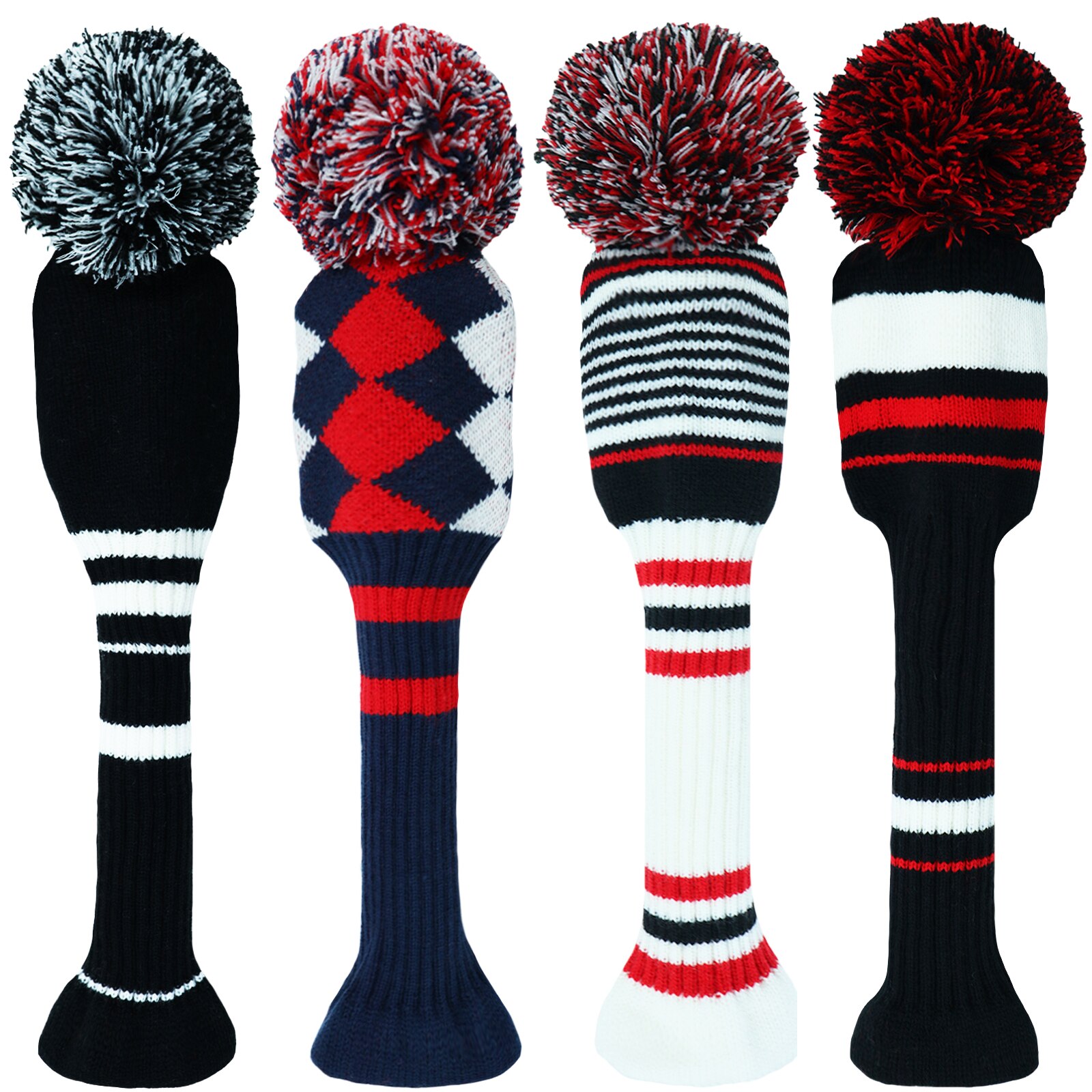 Pom Golf Club Covers Headcovers Set #1 #3 #5 Voor Driver Fairway Hybrid Putter Headcover 1 3 4 5 7 X