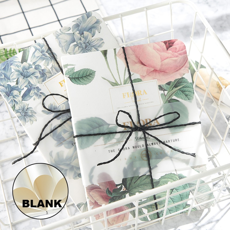 Cuaderno con agenda Floral Retro TUNACOCO, planificador semanal, Cuadernos para Colegio, suministros de oficina, papelería bz1710035