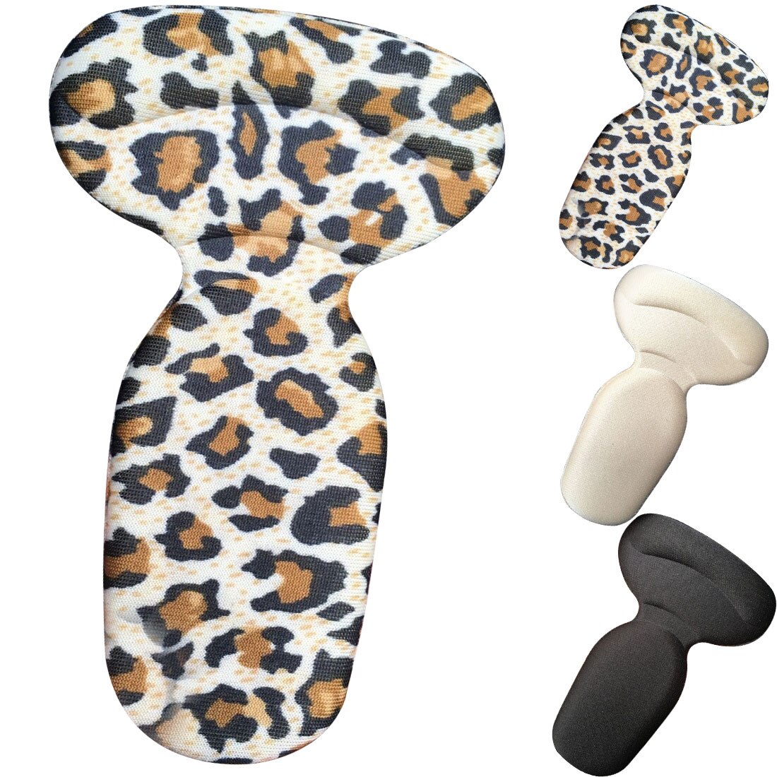 1 Paar T-Vorm Inlegzolen Hoge Hak Schoenen Pads Zachte Spons Cushoin Foot Protector Schoen Lift