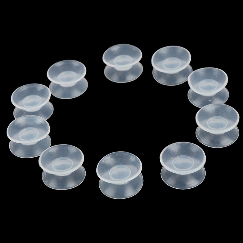 10 stk dobbeltsidet sugekop-sugekop til glas, plastik sugekop pvc plast lille sugekop uden spor