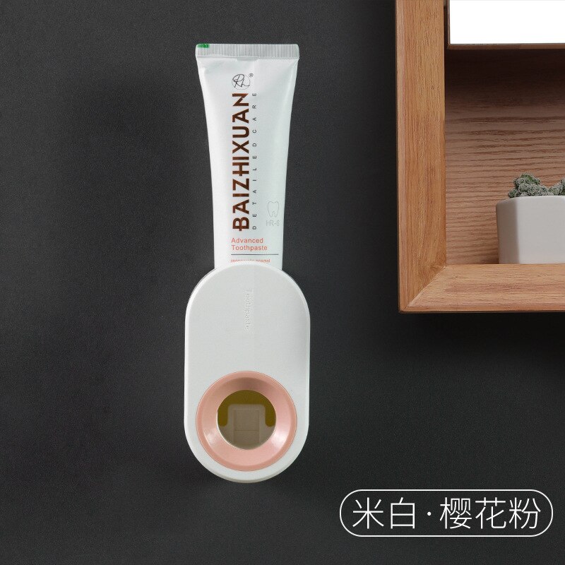 Zotobon automatische tandpastadispenser voor aan de muur, badkamerproductenset, tandpastaknijpers, badkamer tandenborstelhouder, gereedschap  f188: C