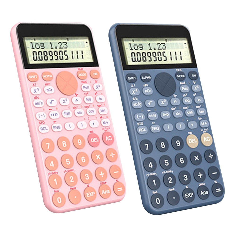 12 Digits Study Scientific Calculator Two Line Display Battery Powered Multifunctional Handheld 240 KindS Computing Functions