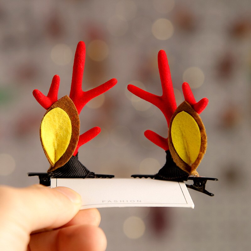 Cute Antlers Dog Cat Kid Hari Accessories Christmas Supplies for Pets Girls Santa Claus Puppy Mascotas Hairpin Hearwear: 7