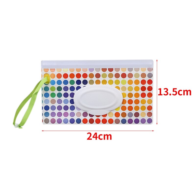 Distributeur humide réutilisable de poche de lingette de 2 pièces pour le bébé ou les lingettes personnelles
