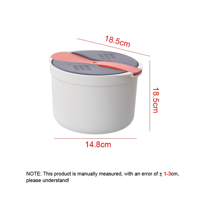 Microwave Rice Cooker Portable Food Container Multi-Function Steamer Rice Cooker Lunch Box Steamer